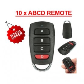 10 x ABCD Remote