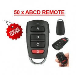 50 x ABCD Remote